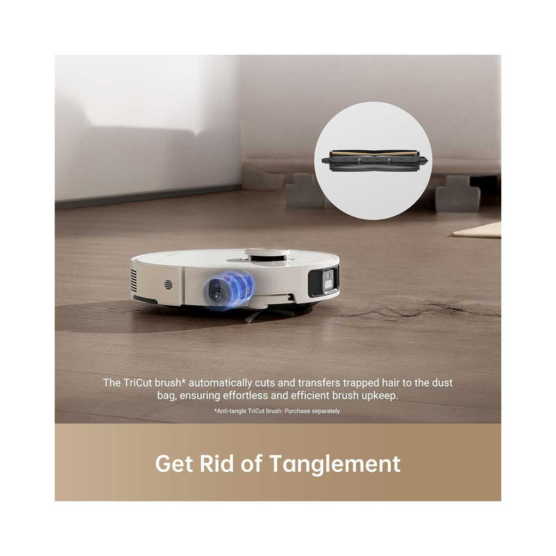 DREAME RLX63CE-2 X40 Ultra Complete Vacuum mopping robot, White روبوت التنظيف بالشفط الكامل للغاية دريمي