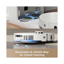DREAME RLX63CE-2 X40 Ultra Complete Vacuum mopping robot, White روبوت التنظيف بالشفط الكامل للغاية دريمي