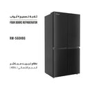 Shownic RF-DFF5601B French Design Refrigerator - 15 CFT - Black ثلاجة شونك