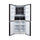 DENKA RM-670FG Four Door Refrigerator Inverter System, Gray