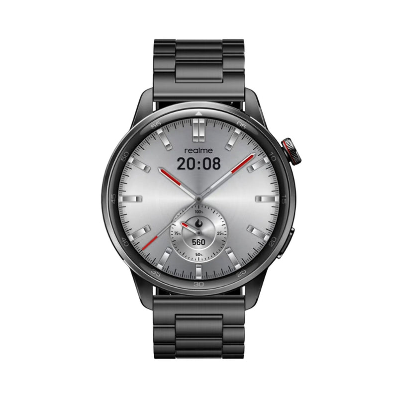 REALME RMW2401 TR Grey Watch S2 Metal Belt, Grey ساعة ريلمي