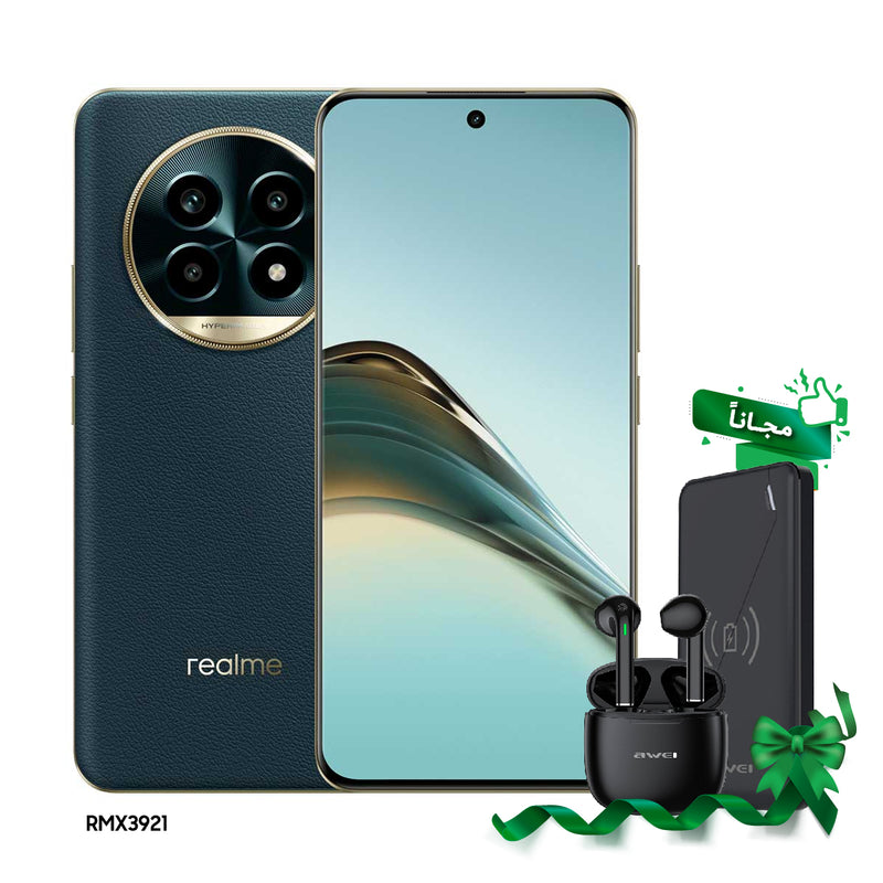 REALME RMX3921 13 PRO+ 5G 256GB/8GB Ram 50MP 6.7 Inch, Green + Free Gift