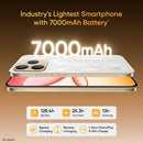 REALME RMX5111 15T 256GB/12GB 7000mAh Titan Battery, Silver + Free gift ريلمي  15 + هدية مجانية