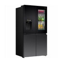 HISENSE RQ9P780TTB1 Four Door Refrigerator, 27.5 ft, Glass / Dark Grey