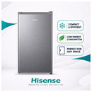 HISENSE RR122D4ASU 1-Door Refrigerator, 91L, Silver