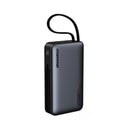 ROCKROSE RRPB62 Powerbank Built-in USB-C & Lightning Cables 20000mAh 65W PD Quick Charge