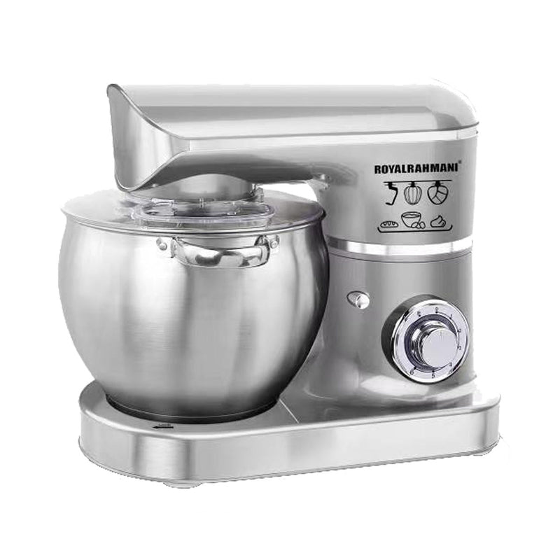ROYAL AL RAHMANI RRSTM12000 Powerful 2000W Mixer, Silver عجانة رويال الرحماني