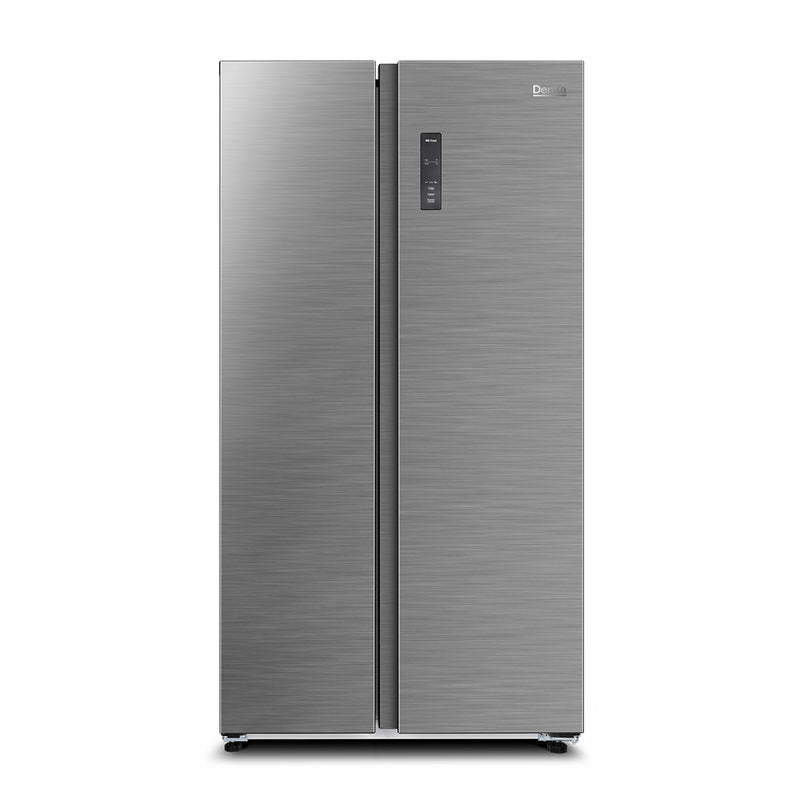 DENKA RS-590FDG Side By Side Refrigerator, Inverter System, Dark Grey
