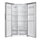 DENKA RS-590FLS Side By Side Refrigerator, Inverter System, Silver