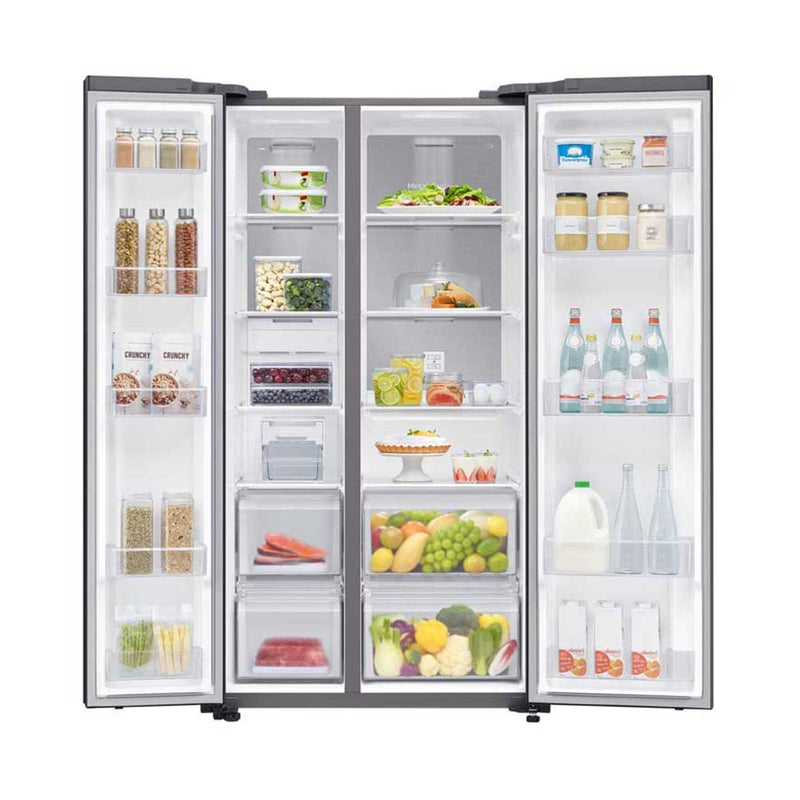 SAMSUNG Side by Side Refrigerator with All-around Cooling and SpaceMax™ Technology, 680L ثلاجة سامسونك