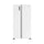 HISENSE RS670N4AWG1 Side by Side Refrigerator, White ثلاجة هاينس