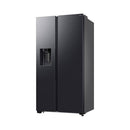 SAMSUNG RS70F64K1FLV Side-by-Side Refrigerator – 660L, Black ثلاجة سامسونك 660 لتر