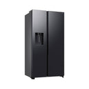 SAMSUNG RS70F64K1FLV Side-by-Side Refrigerator – 660L, Black ثلاجة سامسونك 660 لتر