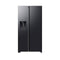 SAMSUNG RS70F64K1FLV Side-by-Side Refrigerator – 660L, Black ثلاجة سامسونك 660 لتر