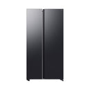 SAMSUNG RS70F65Q1FLV Bespoke AI Side-by-Side Refrigerator AI Energy Mode 655L, Black ثلاجة تدعم الذكاء الاصطناعي سامسونك