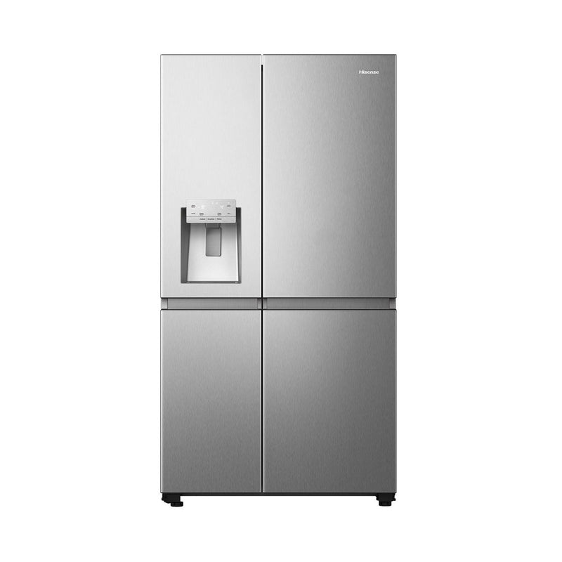 HISENSE RS819N4ISU Four Doors Refrigerator 819L, Silver+ FREE GIFT  ثلاجة هايسنس  819 لتر مع هدية