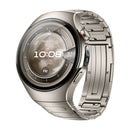 HUAWEI Watch 5 Smartwatch 46mm, Titanium Silver ساعة ذكية 46 ملم تيتانيوم هواوي