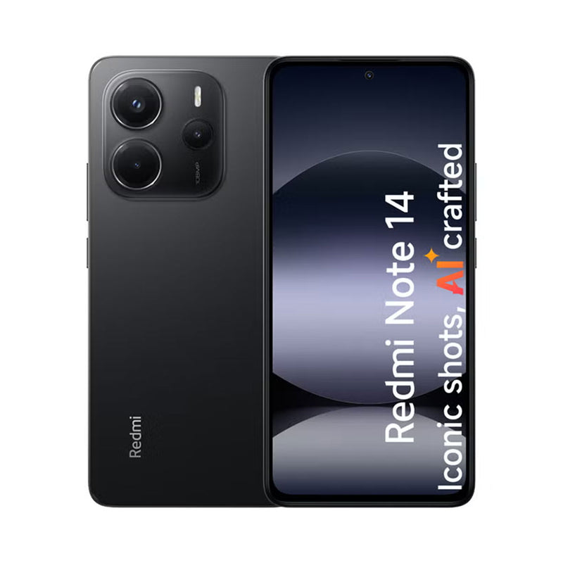 XIAOMI Redmi Note 14-Black 8GB+256GB NOTE 14 شاومي ريدمي