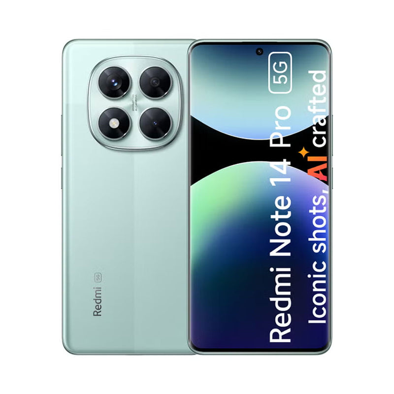 XIAOMI Redmi Note 14 Pro 5G-Green 12GB+512GB  Note 14 Pro 5G شاومي ريدمي