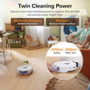 ROBOROCK Q8 Max Robot Vacuum Cleaner, White مكنسة روبوت روبوروك