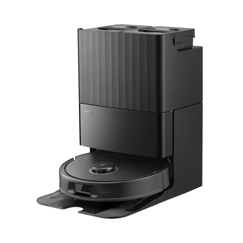 ROBOROCK QR-598 Dual Rotating Mop 8000 Pa Suction AI Smart Cleaning, Black مكنسة روبوت روبوروك