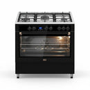 DLC S-FS6090-5B2RB Salon Gas Cooker, 5 Burners, 90cm, Black طباخ خمس مشاعل دي ال سي