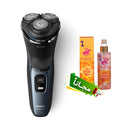PHILIPS S3144/00 Beard Shaver, Blue + Free gift ماكينة حلاقة اللحية فيليبس ، أزرق + هدية مجانية