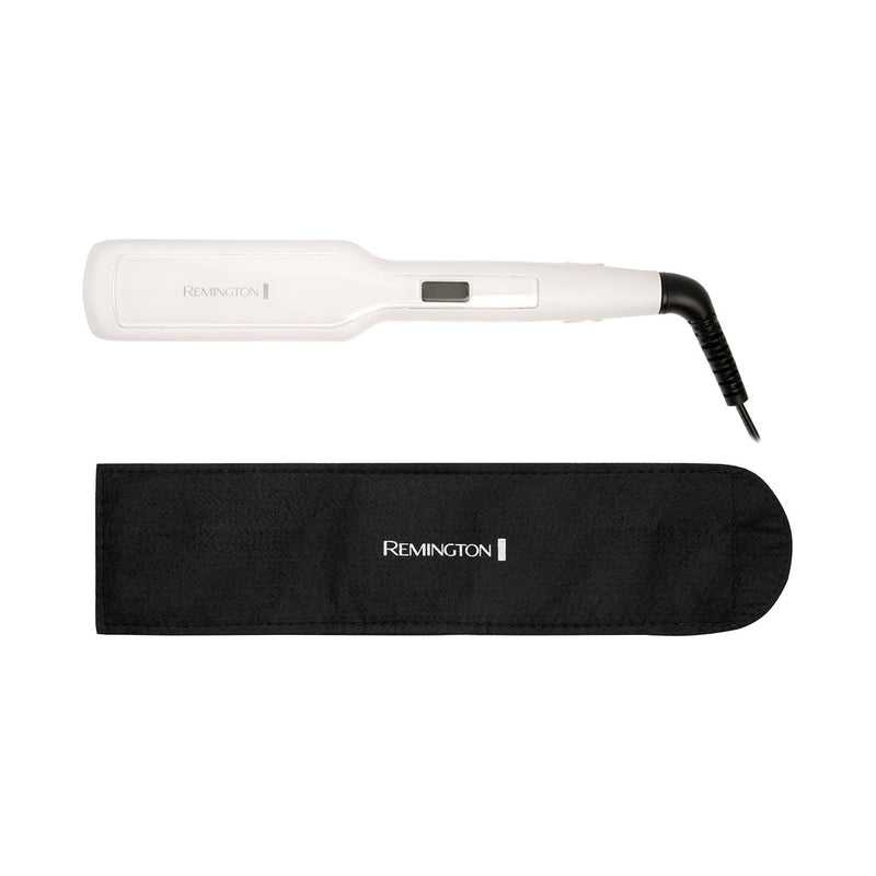 REMINGTON S5527 Pro-Ceramic Extra Wide Plate Hair Straightener , White