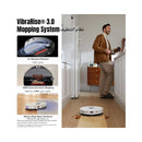 ROBOROCK S8MVU02-SCH S8 MaxV Ultra Vacuum mopping robot, White روبوت التنظيف فائق الفراغ