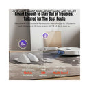 ROBOROCK S8MVU02-SCH S8 MaxV Ultra Vacuum mopping robot, White روبوت التنظيف فائق الفراغ