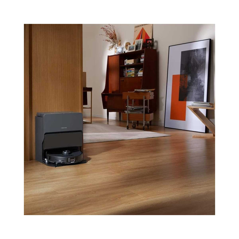 ROBOROCK S8MVU52-SCH MaxV Ultra Vacuum mopping robot, Black روبوت التنظيف بالمكنسة الكهربائية الفائقة،