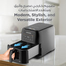 BLACK & DECKER SAF80W-B5 Air Fryer 1700W- 8L Capacity قلاية هوائية بلاك اند دكر