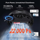 ROBOROCK SAROS10R Robot Vacuum with Multifunctional Dock 4.0, Black مكنسة روبوت ساروس 10 ار روبو روك