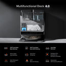 ROBOROCK SAROS10R Robot Vacuum with Multifunctional Dock 4.0, Black مكنسة روبوت ساروس 10 ار روبو روك