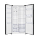 ALHAFIDH SB596SB6 Side-by-side Door Refrigerator 21 F, Silver ثلاجة بابين 21 قدم الحافظ