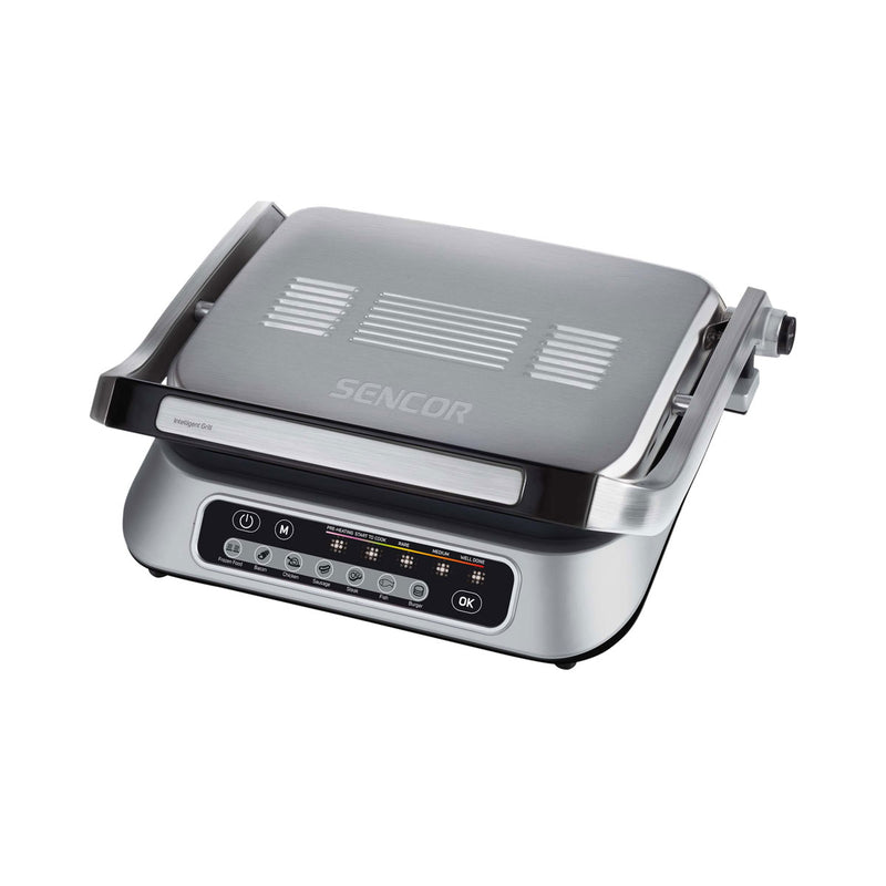 SENCOR SBG 6031SS Electric Grill 2100W, Silver شواية كهربائية سنكور