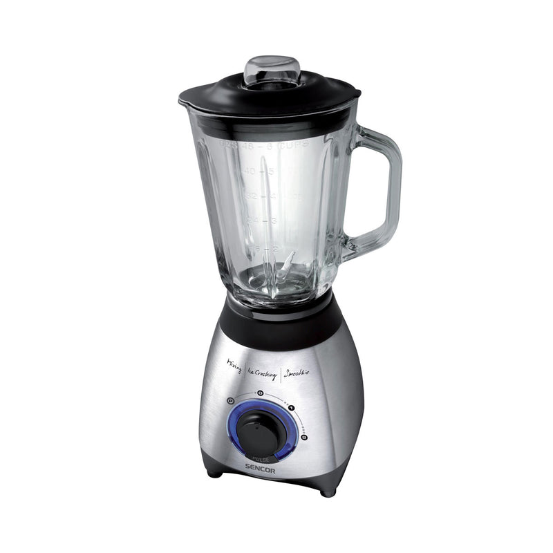 SENCOR SBL 4371 Glass Blender 1.5L 600W, Silver خلاط زجاجي سنكور