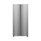ELRYAN SBS598ASE Side By Side Refrigerator 16ft, Silver ثلاجة 16 قدم الريان