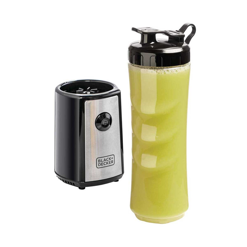 BLACK & DECKER SBX300-B5 Sports Blender Smoothie Maker 300W, Black خلاط