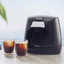 SENCOR SCE 2100BK Coffee Maker Ideal for Brewing 2 Cups of Coffee at Once, Black ماكينة صنع القهوة مثالية لتحضير كوبين من القهوة في وقت واحد سنكور