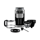 SENCOR SCE 7000BK Coffee Grinder with Glass Jug Coffee maker 1.5L, Black مطحنة قهوة و ماكنة صنع القهوة سنكور