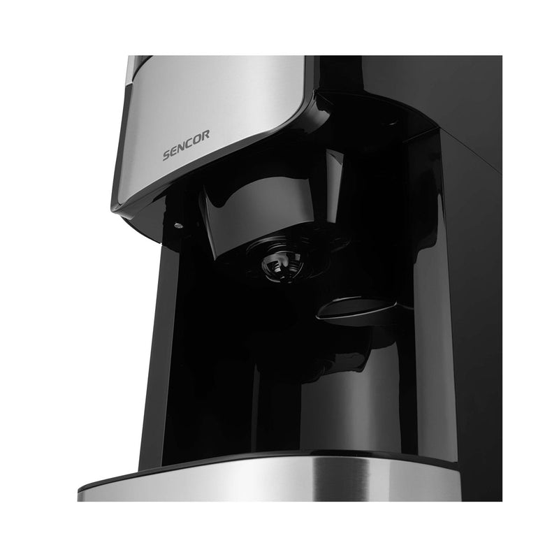 SENCOR SCE 7000BK Coffee Grinder with Glass Jug Coffee maker 1.5L, Black مطحنة قهوة و ماكنة صنع القهوة سنكور