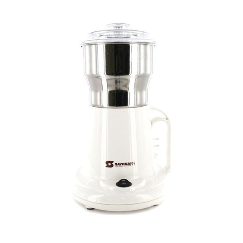 SAYONA SCG-144 Coffee Grinder, White طاحونة سايونا