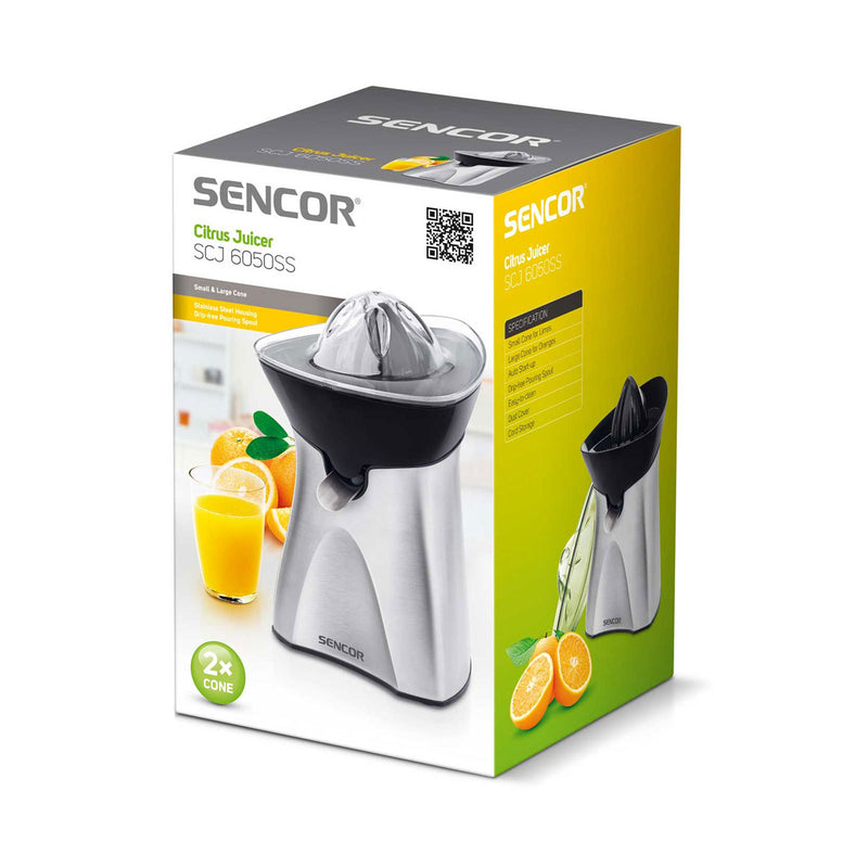 SENCOR  SCJ 6050SS Citrus Juicer, 60W, SIlver عصارة سنكور