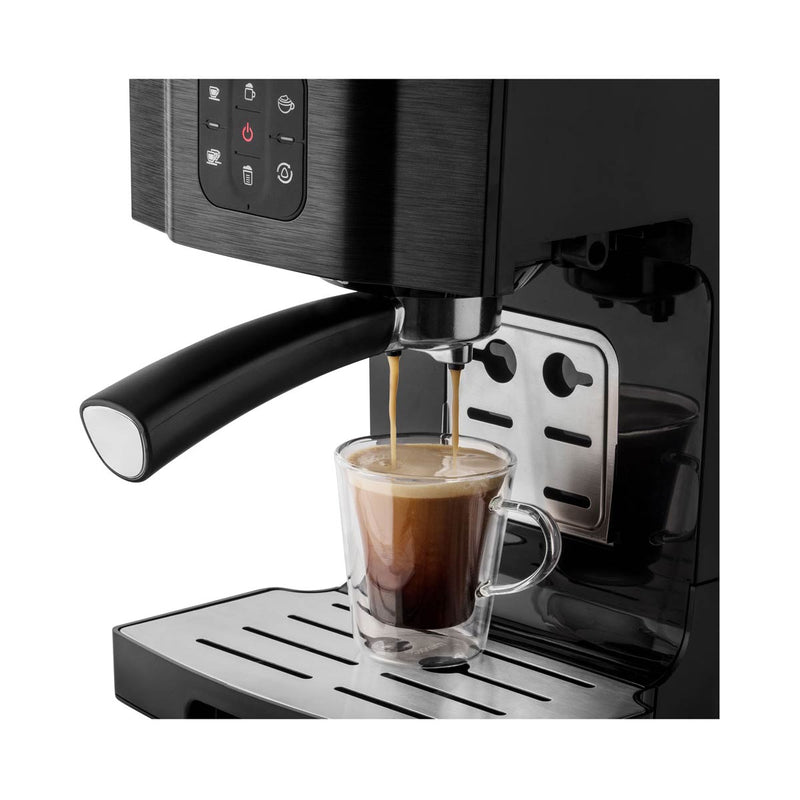SENCOR SES 4040BK Espresso Machine 1 Cup With Steamer, Black  ماكينة اسبريسو سعة كوب واحد مع جهاز بخار سنكور