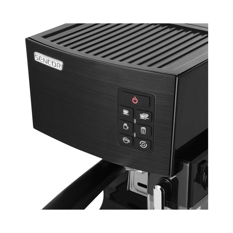 SENCOR SES 4050SS-MEG2 Espresso Maker 1450W, Black ماكنة اسبيريسو كوبين  سنكور