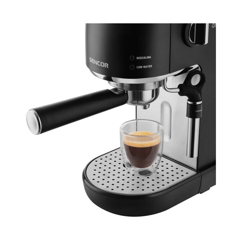 SENCOR SES 4700BK Espresso Machine 1 Cup Tank 1500 L 1400 W, Black ماكنة اسبيريسو سنكور