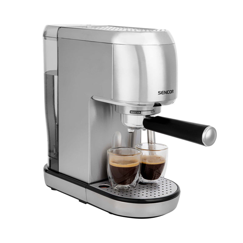 SENCOR SES 4900SS Espresso Machine With Steamer, Silver ماكنة صنع القهوة والاسبيريسو سنكور