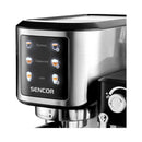 SENCOR SES 4910SS Semi-automatic espresso machine 20 bar, Silver ماكنة صنع الإسبريسو نصف أوتوماتيكية سنكور