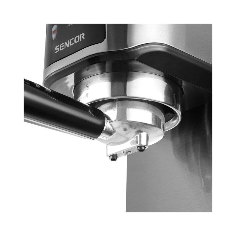 SENCOR SES 4910SS Semi-automatic espresso machine 20 bar, Silver ماكنة صنع الإسبريسو نصف أوتوماتيكية سنكور